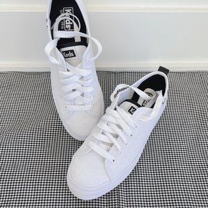 KEDS | White canvas platform sneakers